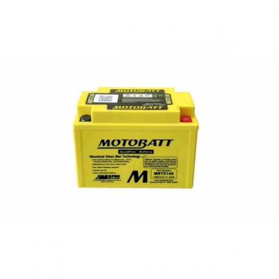 Μπαταρία MOTOBATT MBTZ14S - GEL | 11,2AH / Volt:12 / EN:190 / Πολικότητα: Αριστερά και Δεξιά +